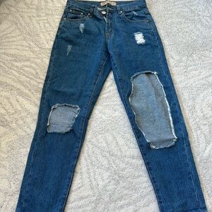 Reverse Denim Jeans